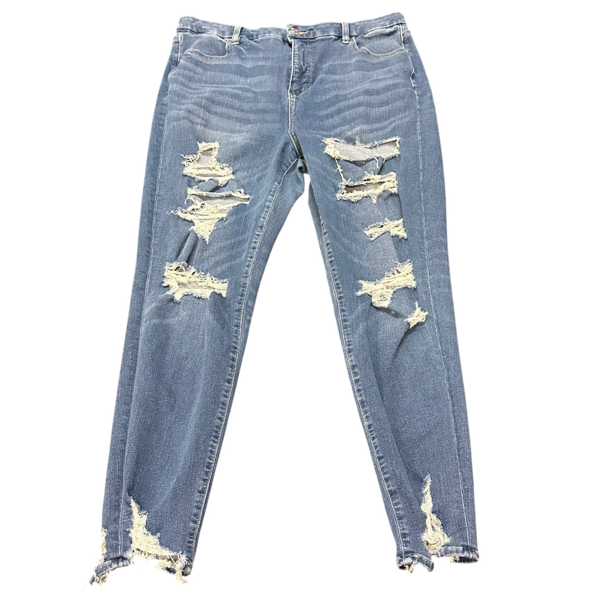 AMERICAN EAGLE THE DREAM JEAN CURVY SUPER HI RISE JEGGING 100 SZ 16 LONG **