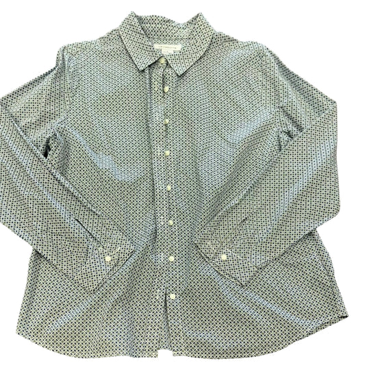 LIZ CLAIBORNE BUTTON UP BLOUSE 232 LARGE