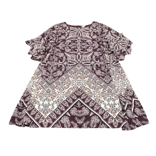 AVENUE PURPLE BEIGE DRESS SZ 22/24