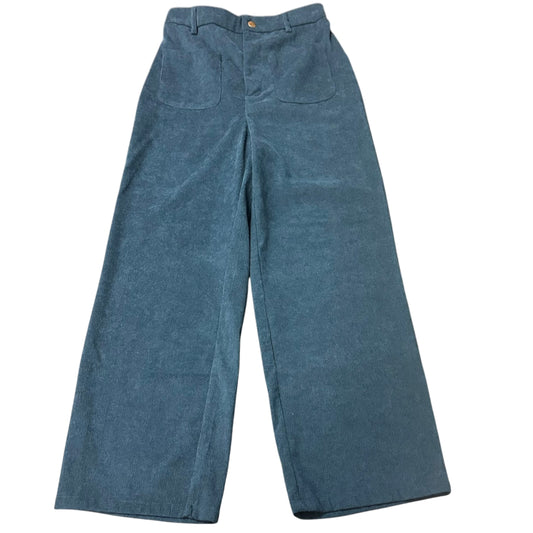 SHEIN BLUE CORDUROY PANTS 263 SMALL