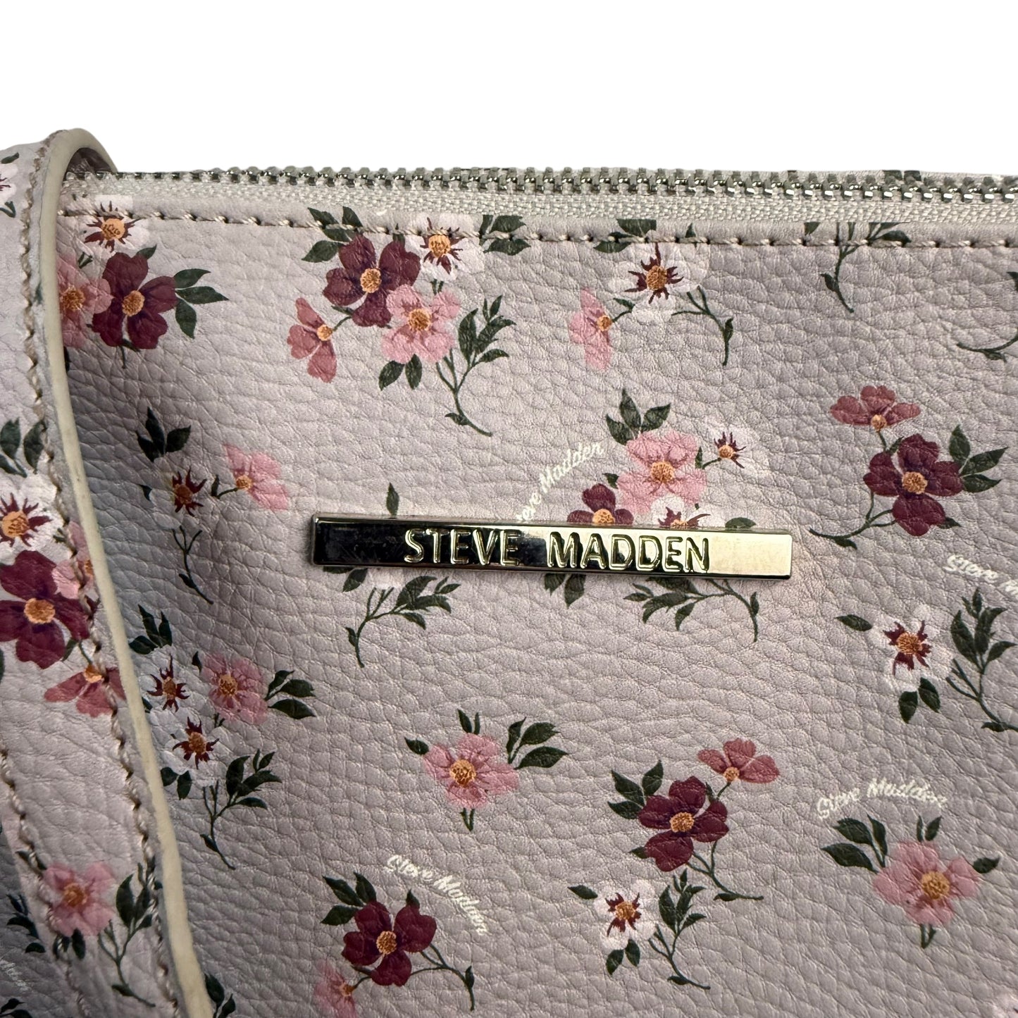 STEVE MADDEN LIGHT PINK FLORAL CROSSBODY PURSE BAG 100