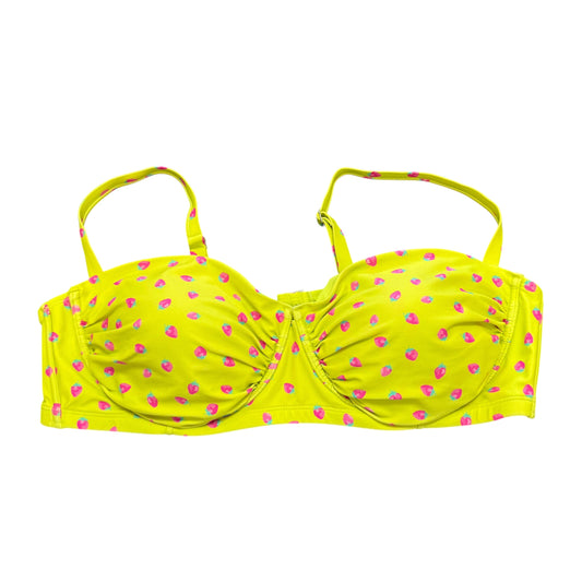 WILD FABLE GREEN STRAWBERRY BIKINI TOP UNDERWIRE 100 SZ 22