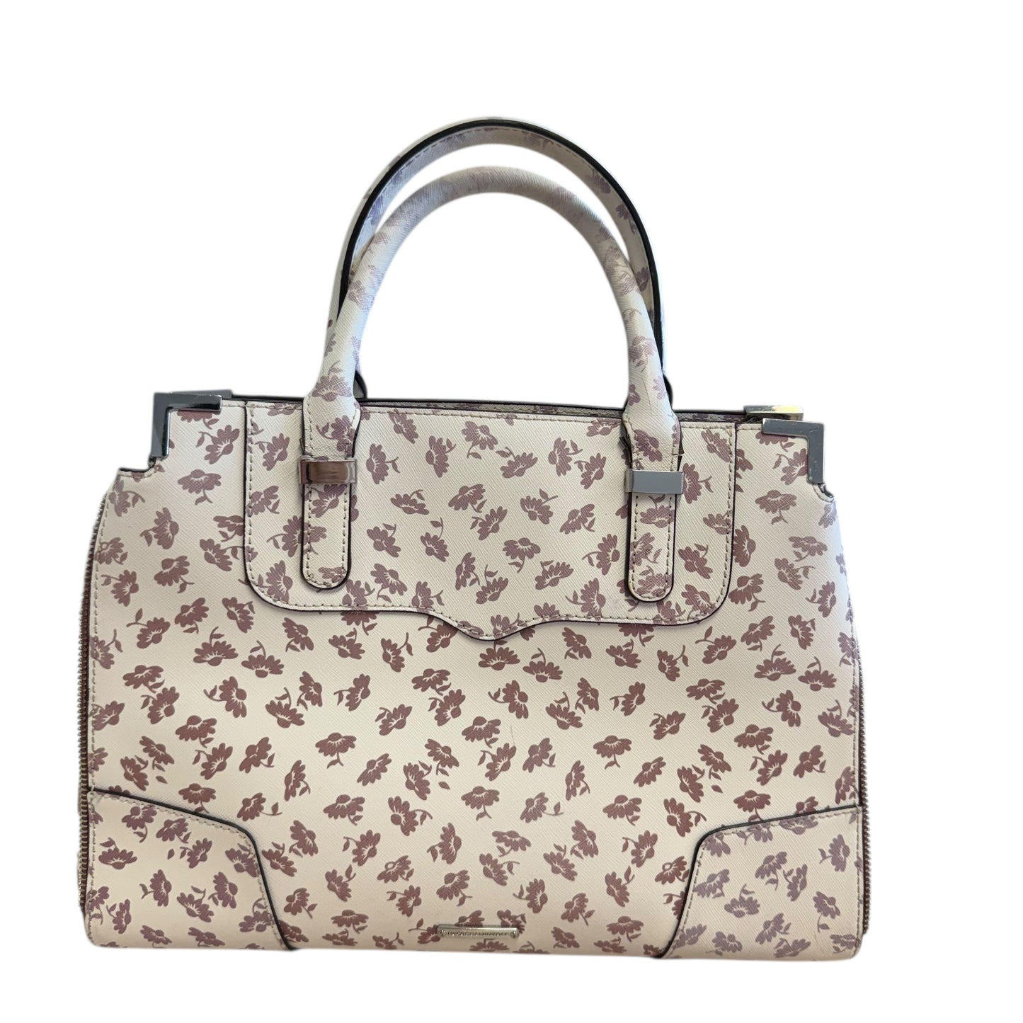 REBECCA MINKOFF AMOROUS SATCHEL SAFFIANO LEATHER 100