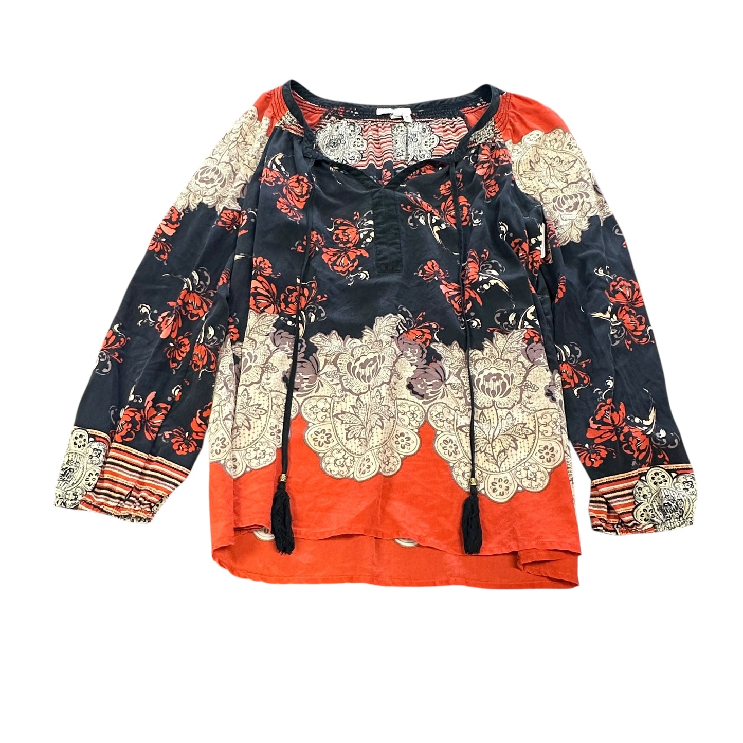 ANTHROPOLOGIE MEADOW RUE SILK BLOUSE 216 SZ 8