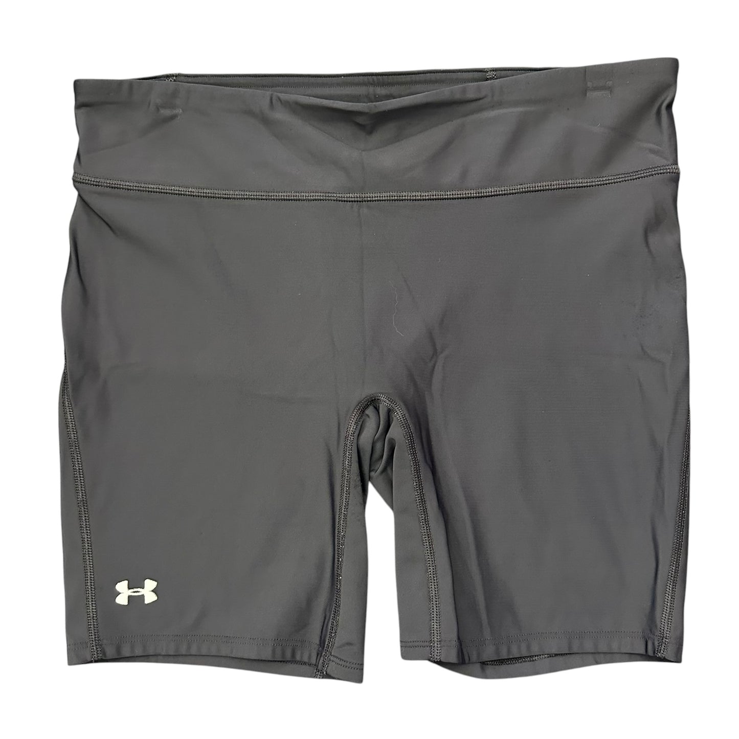 UNDER ARMOUR BLACK BIKER SHORTS 251 LARGE