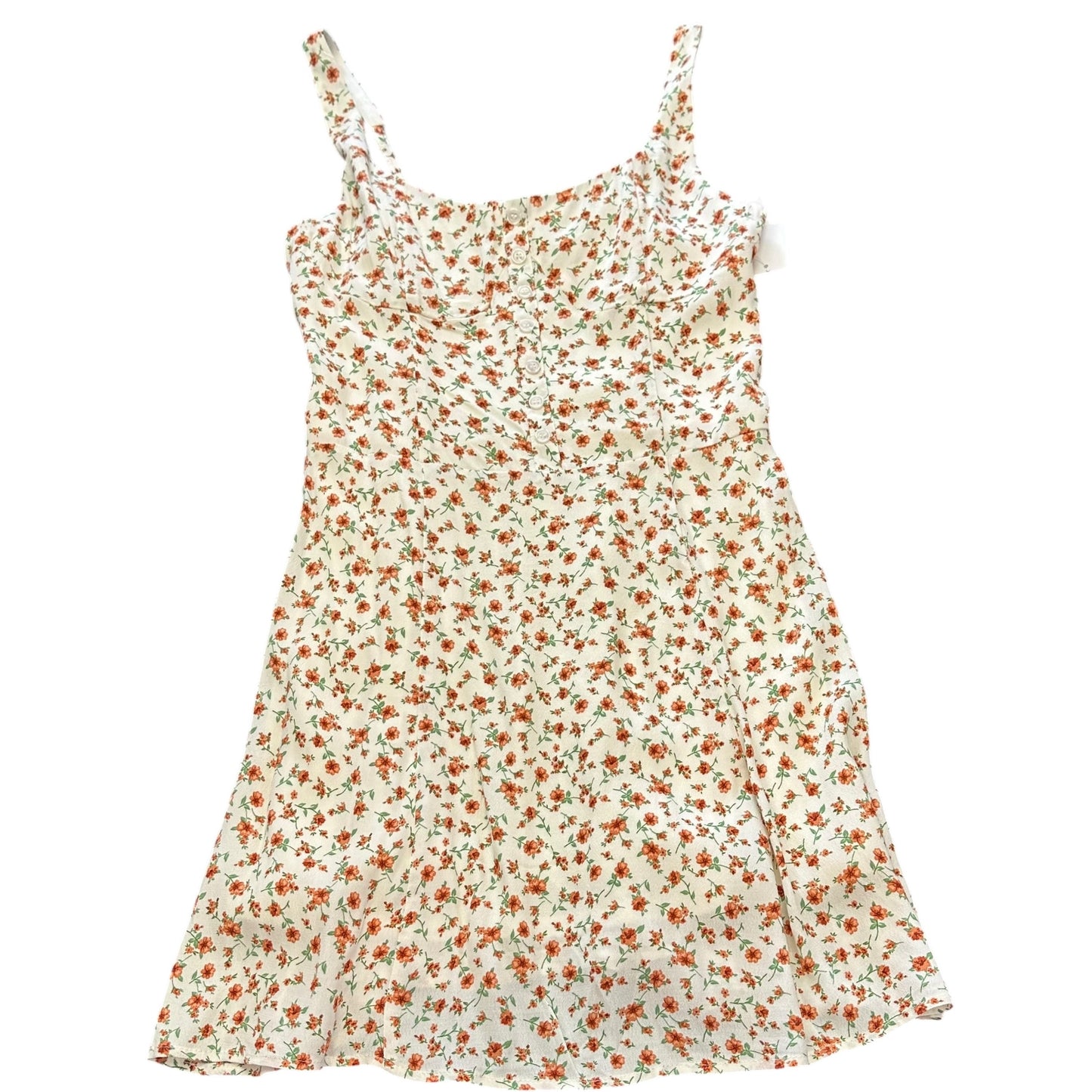THE WORKSHOP BEIGE FLORAL DRESS NWT 26 LARGE
