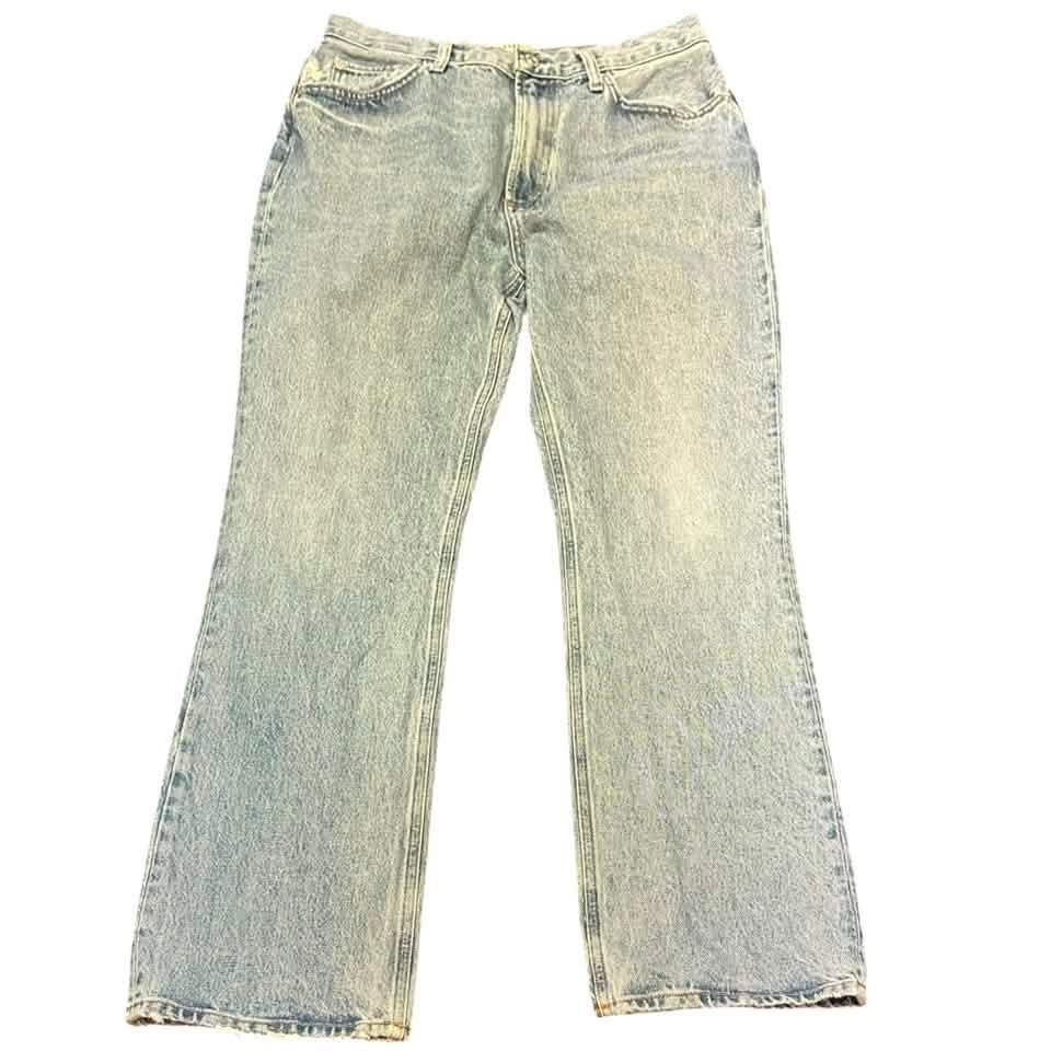 AGOLDE DENIM STRAIGHT BLUE JEANS 100 SZ 6/8 29