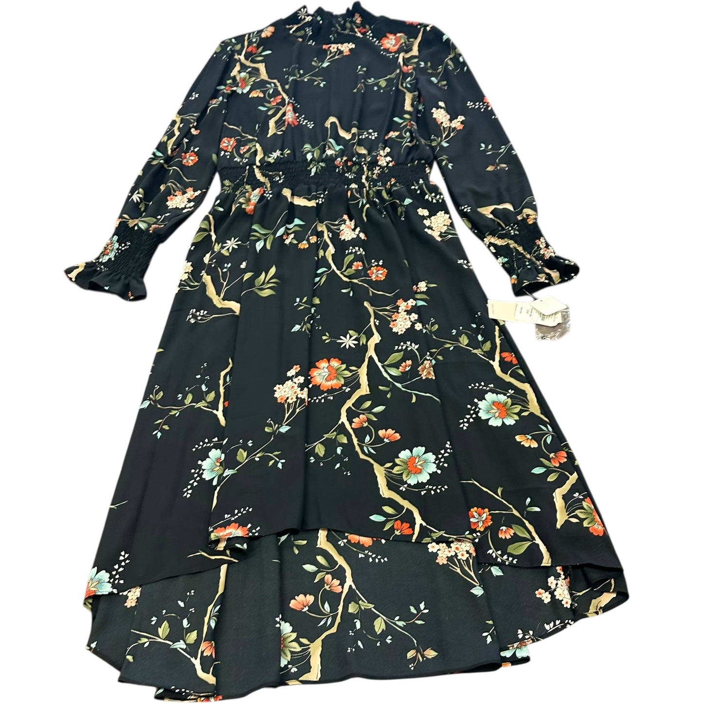 MOODY BLACK FLORAL DRESS 26 SZ 12 NWT $149