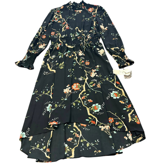 MOODY BLACK FLORAL DRESS 26 SZ 12 NWT $149