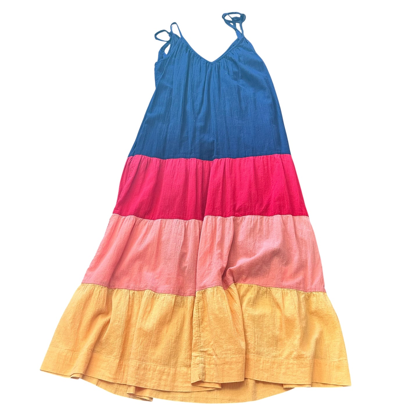 OLD NAVY COLORBLOCK MAXI DRESS 62 MEDIUM