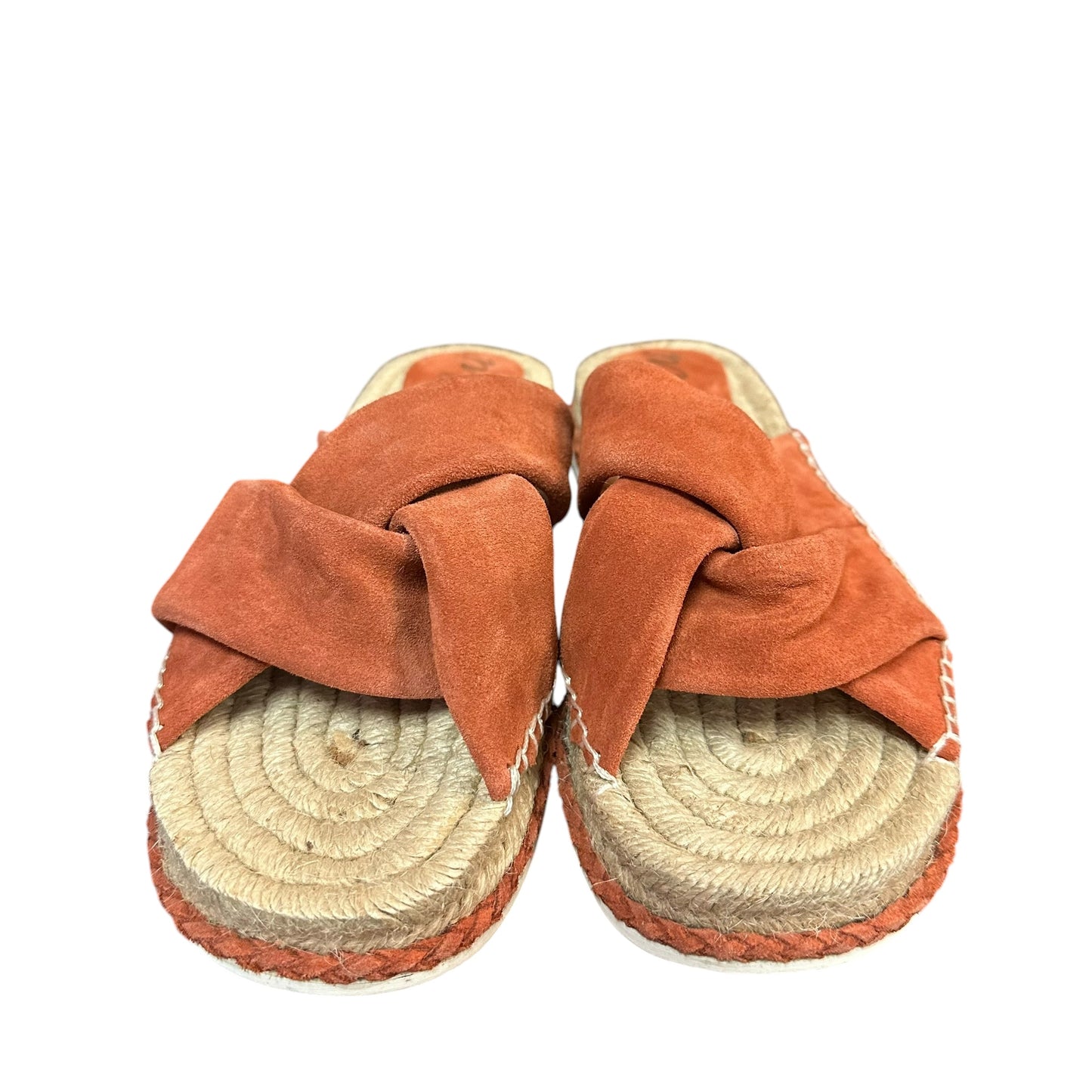 MATISSE CRUISE RUST LEATHER ESPADRILLE SANDALS 279 SZ 9