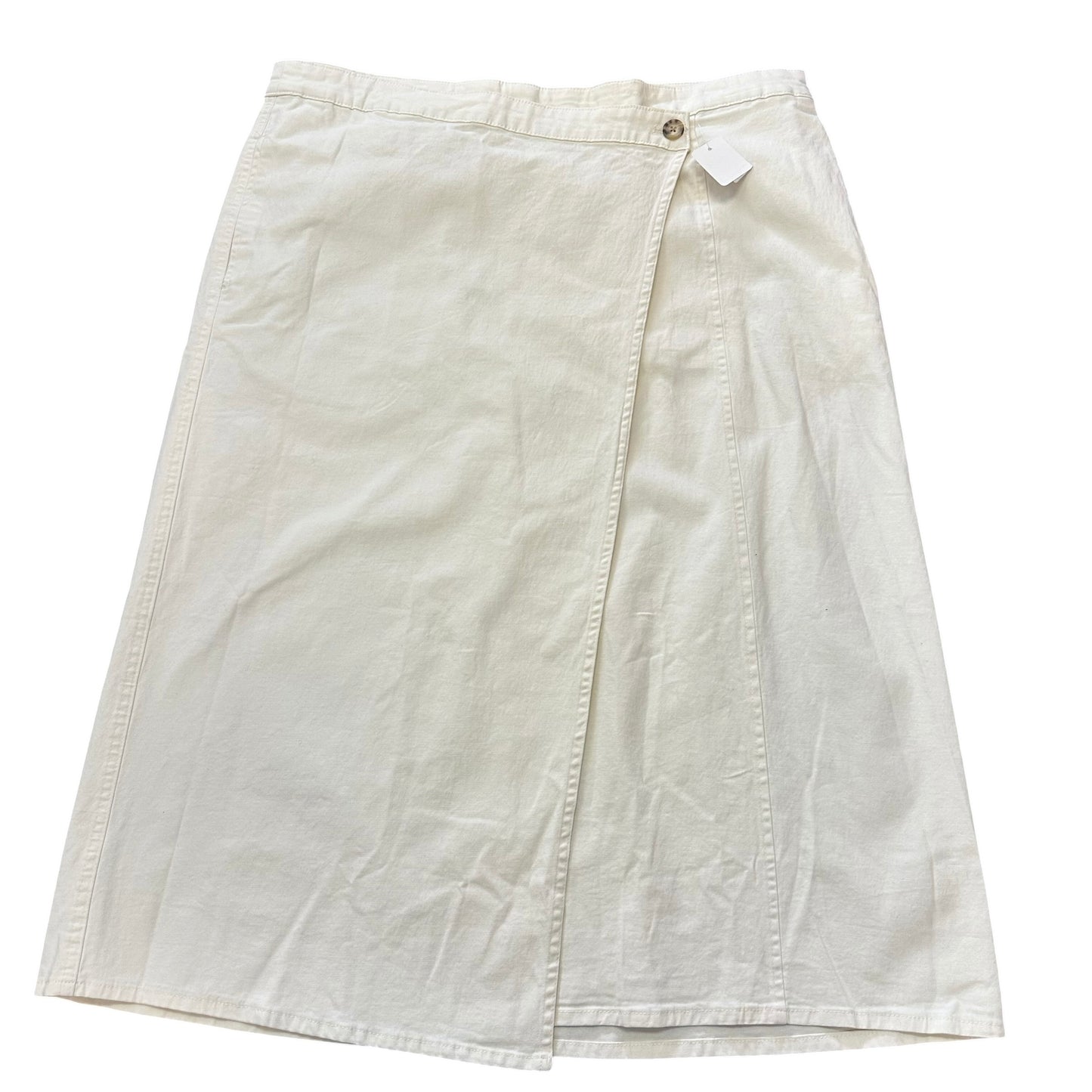 UNIVERSAL THREADS BEIGE WRAP MIDI SKIRT NWT 219 SZ 16