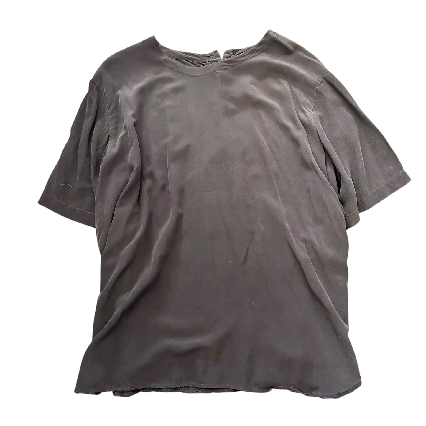 FITTING IMAGE 100% SILK BLACK BLOUSE 100 XL/XXL
