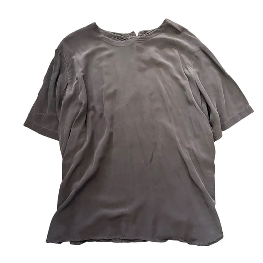 FITTING IMAGE 100% SILK BLACK BLOUSE 100 XL/XXL