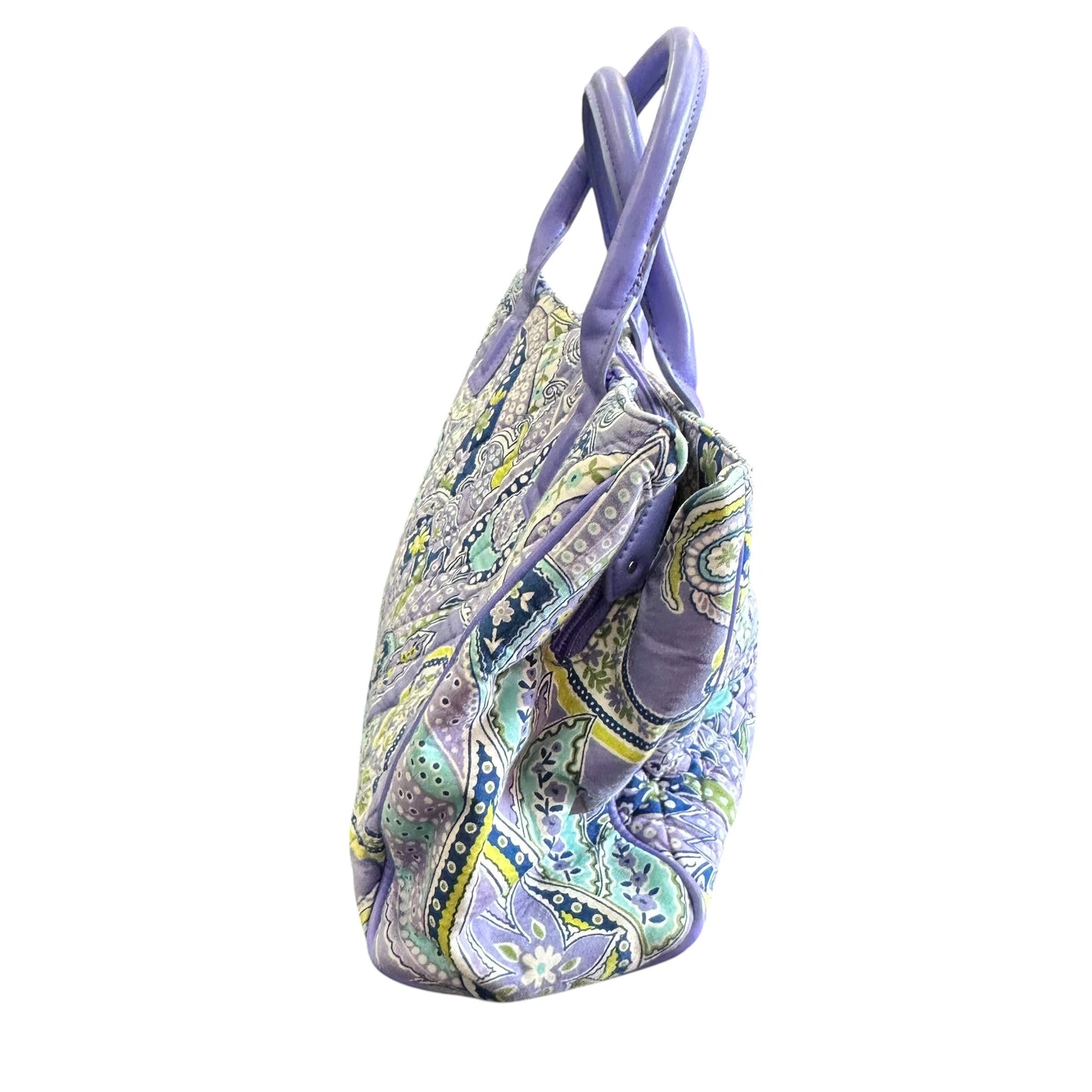 VERA BRADLEY LAVENDER PAISLEY HANDBAG 258 OS