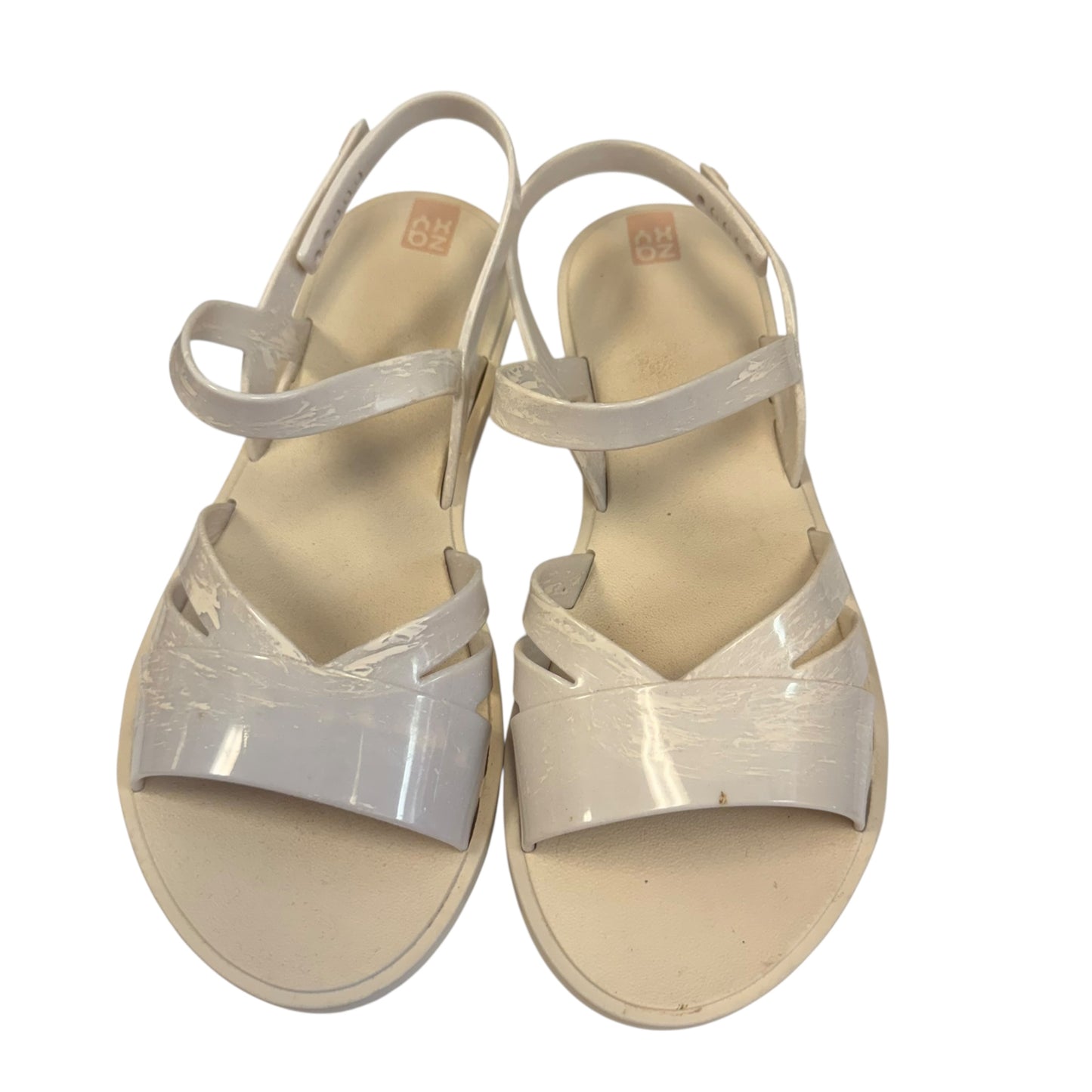 ZAXY FLOW SANDAL FEM BEIGE NUDE COLOR SZ 10 NEW
