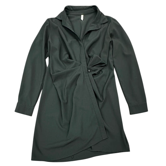 WISHLIST BLACK ASYMMETRICAL DRESS 206 LARGE