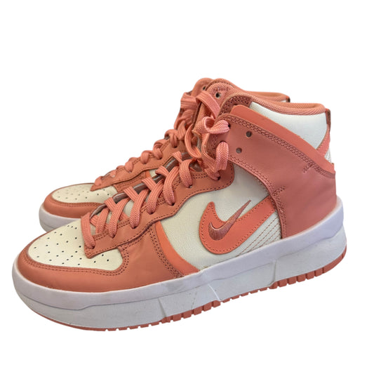 NIKE DUNK HIGH UP CRIMSON BLISS SNEAKERS 215 SZ 8