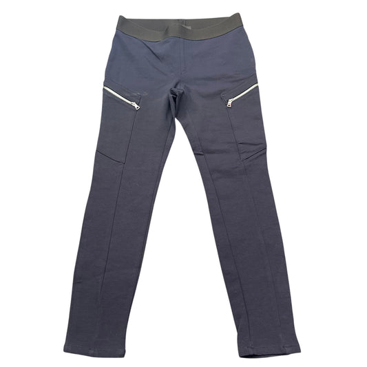 FIFTEEN TWENTY NAVY PULL ON NAVY SKINNY PANTS ZIPPERS 249 MEDIUM
