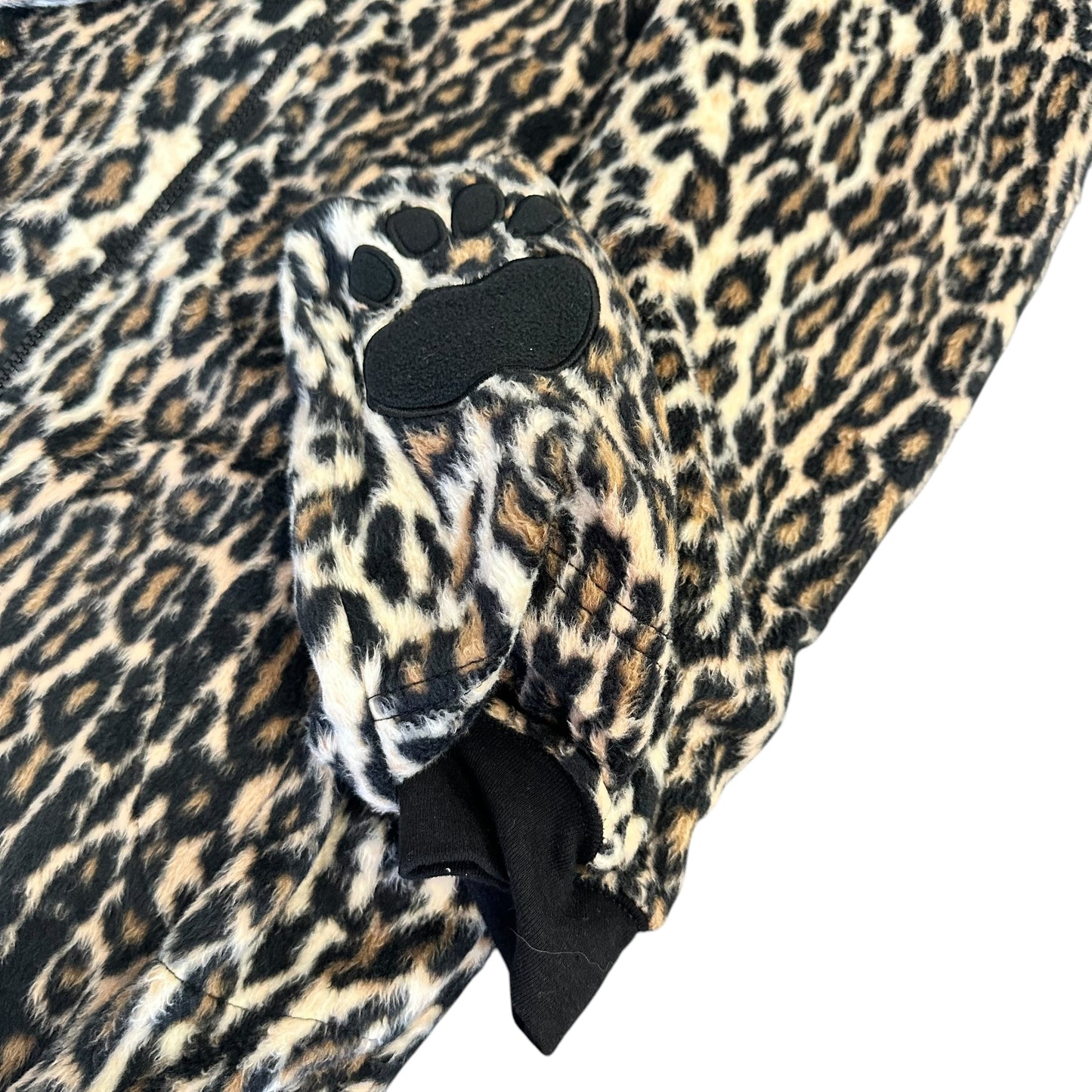 NICK & NORA ANIMAL PRINT ONESIE PAJAMAS 143 MEDIUM