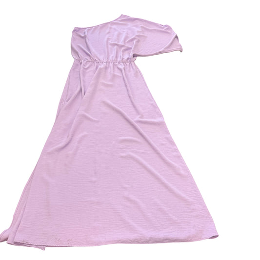 EESOME LAVENDER PURPLE MAXI DRESS ONE SHOULDER NWT 280 MEDIUM