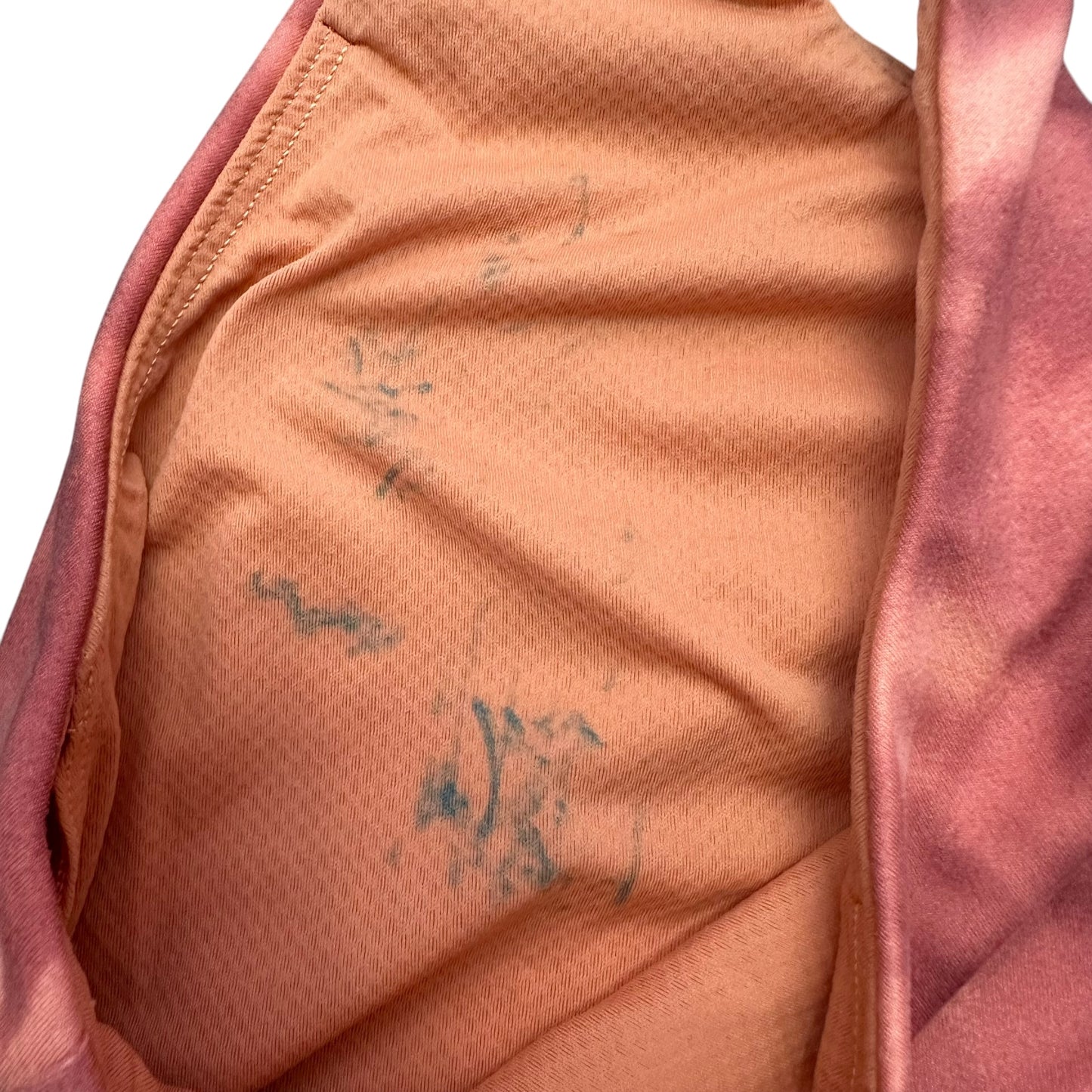 ATHLETA SPORTS BRA ORANGE TIE DYE LOW SUPPORT 100 2X
