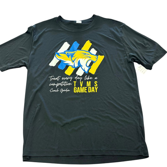 FRENSHIP TIGERS BLACK T-SHIRT 233 LARGE