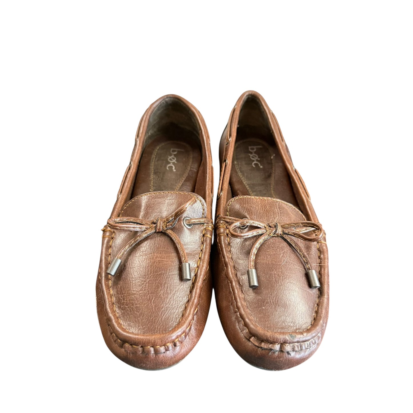 BOC CAROLANN BROWN LOAFERS LEATHER 100 SZ 7