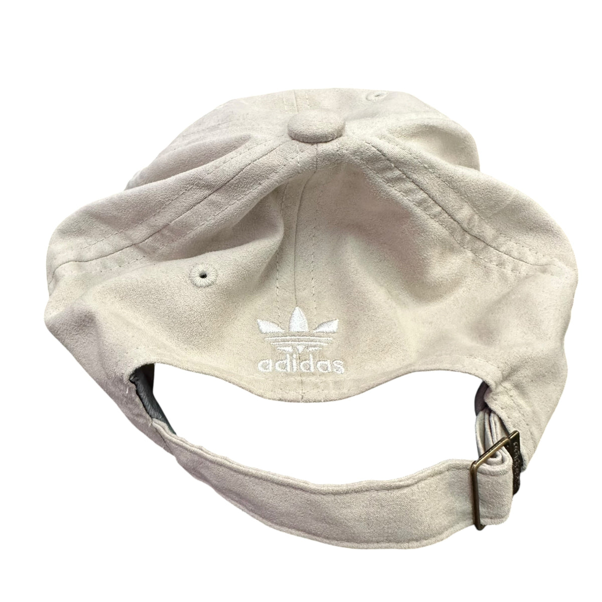 ADIDAS TAN WHITE EMBROIDERED CAP 14 OS