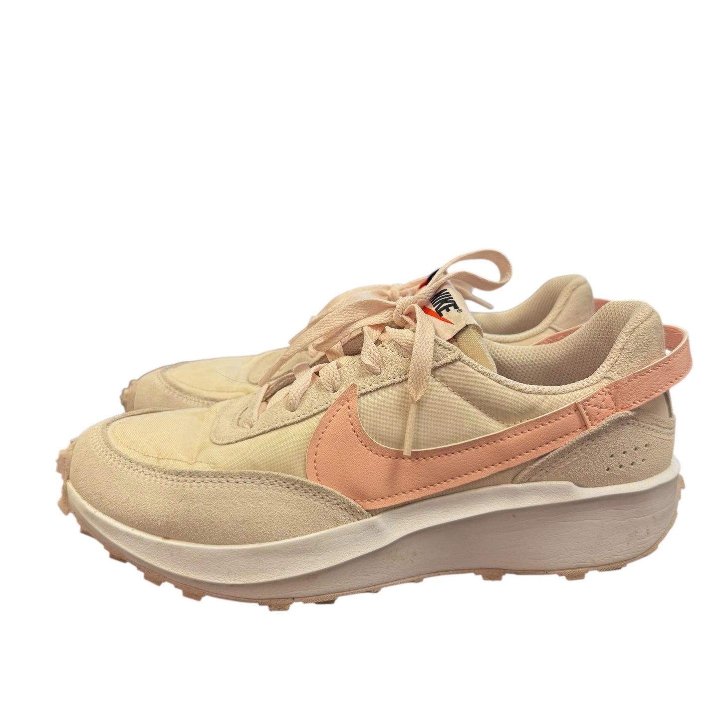 NIKE WAFFLE DEBUT SNEAKERS LIGHT SOFT PINK 8 SZ 8