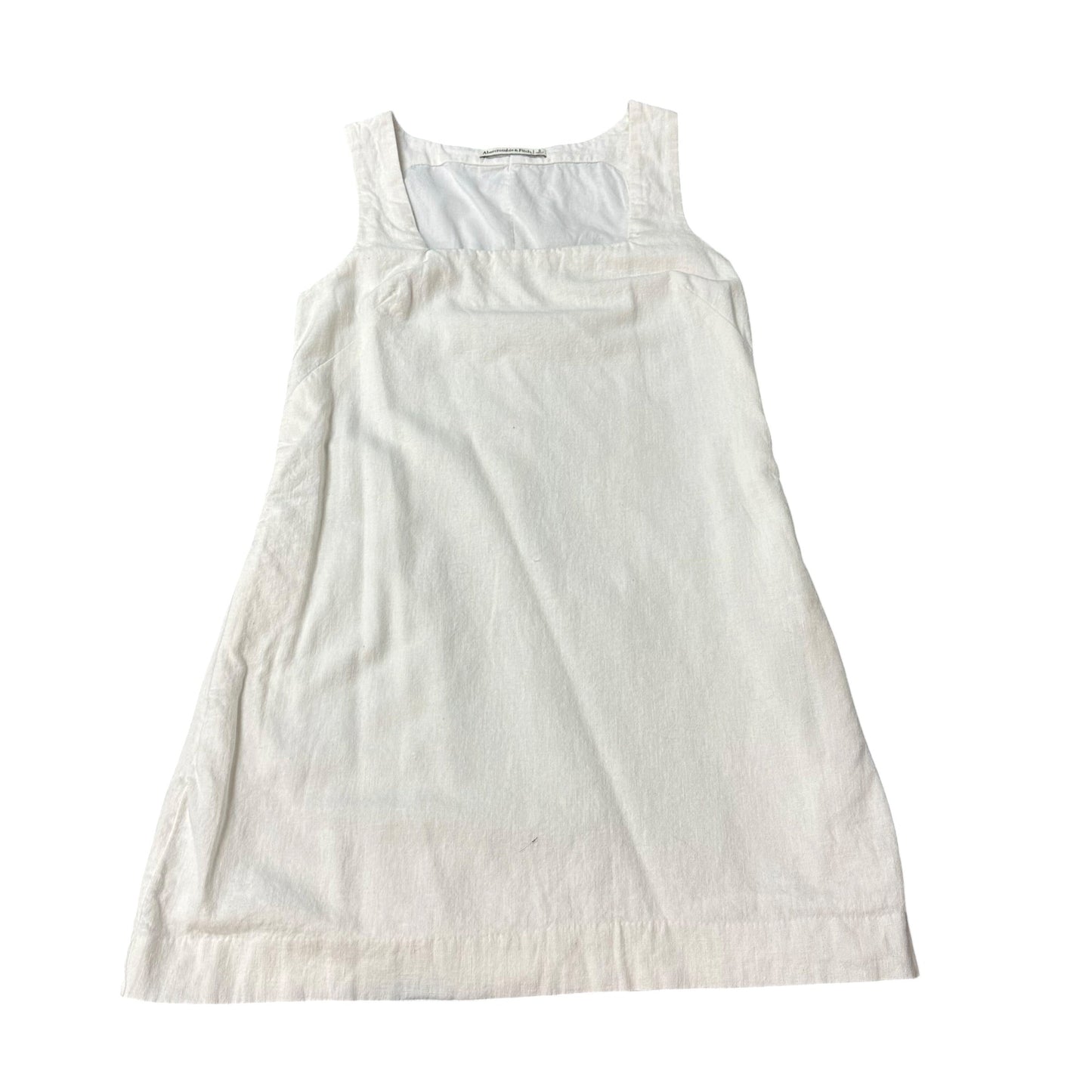 ABERCROMBIE WHITE LINEN DRESS 100 SMALL