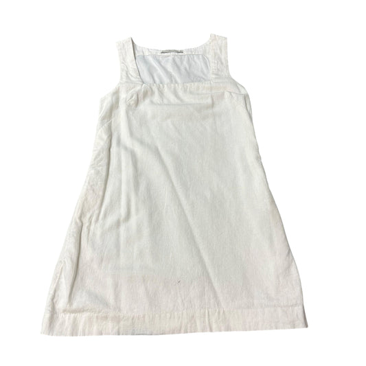 ABERCROMBIE WHITE LINEN DRESS 100 SMALL
