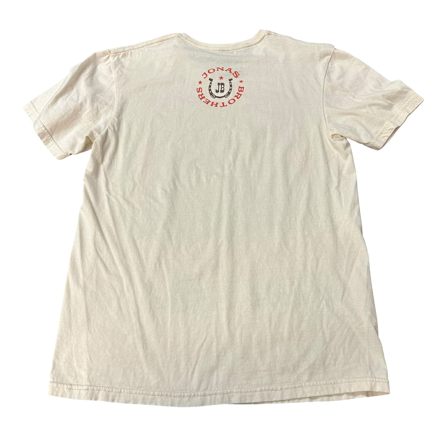 JONAS BROTHERS BEIGE TSHIRT 100 MEDIUM