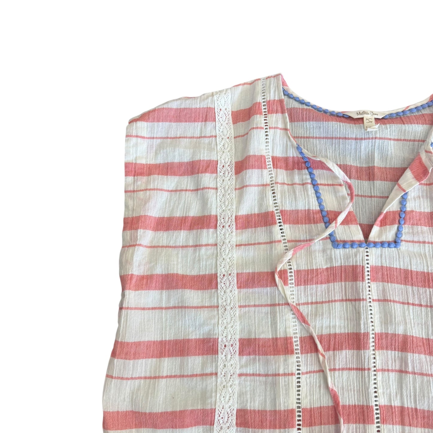 MATILDA JANE STRIPED TUNIC BLOUSE 100 MEDIUM