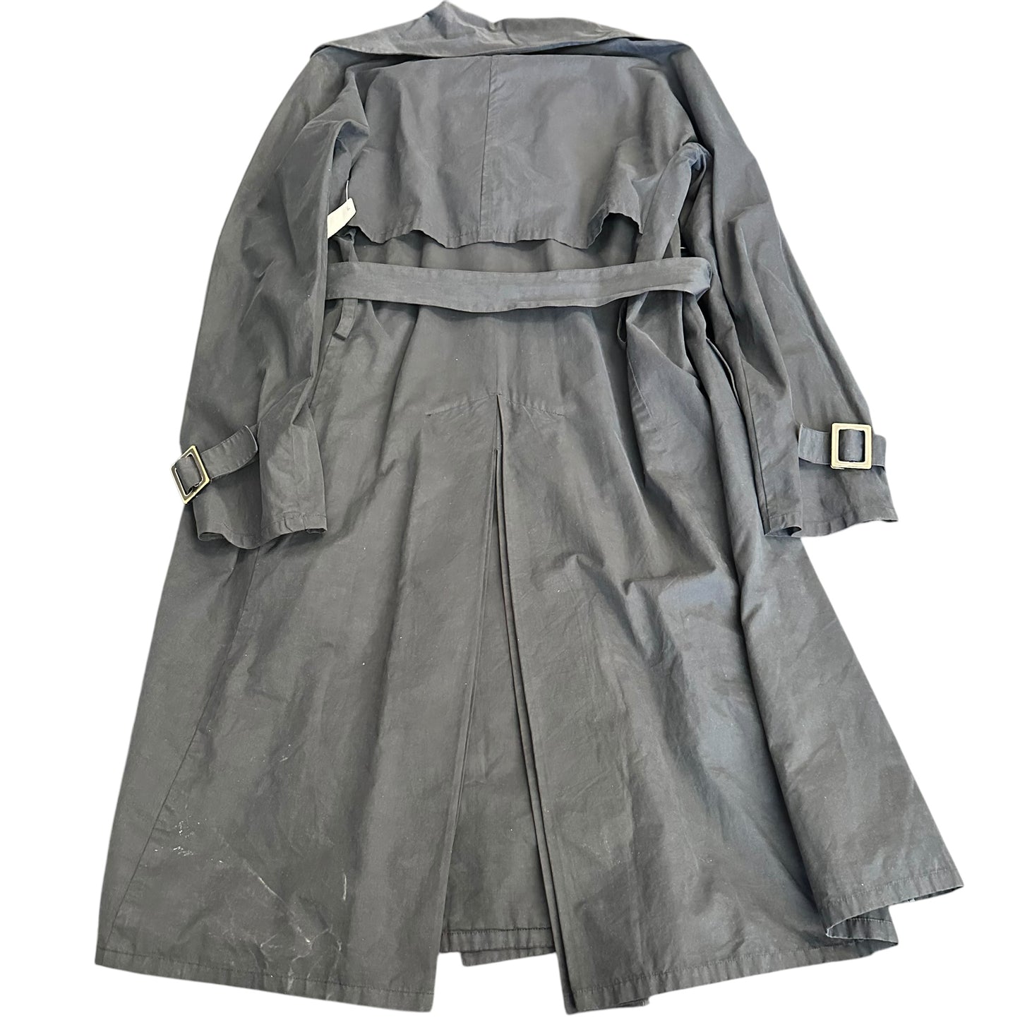 MAX STUDIO MILTARY TRENCH COAT BLACK 200 SMALL