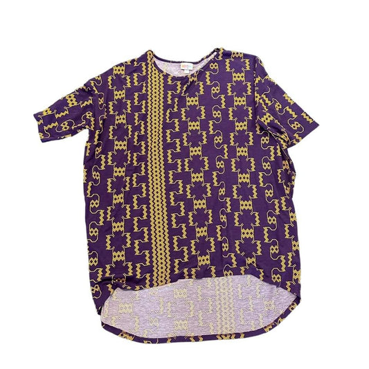 LULAROE PURPLE YELLOW TUNIC - XL - 128