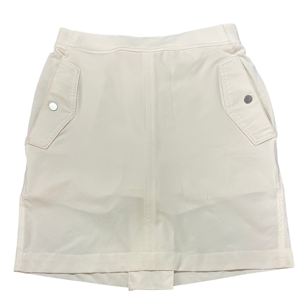 ATHLETA BEIGE SKORT POCKETS HIGH WAISTED 100 SZ 6