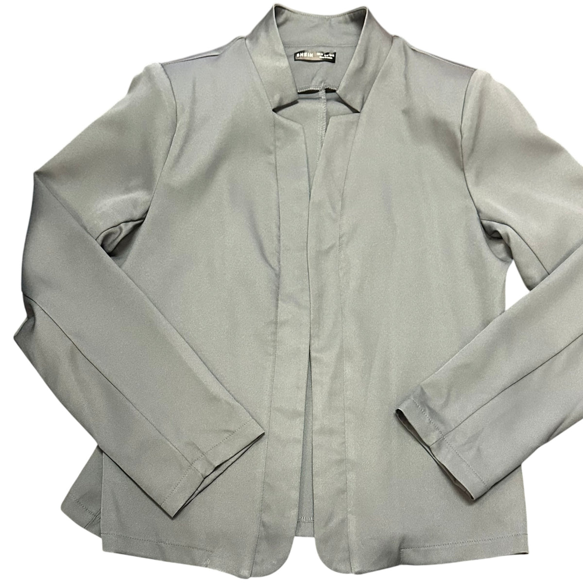 SHEIN GRAY OPEN BLAZER 262  XL