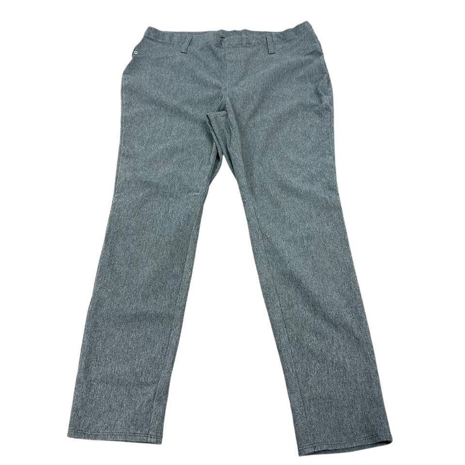 FADED GLORY GRAY PULL ON PANTS 227 2X