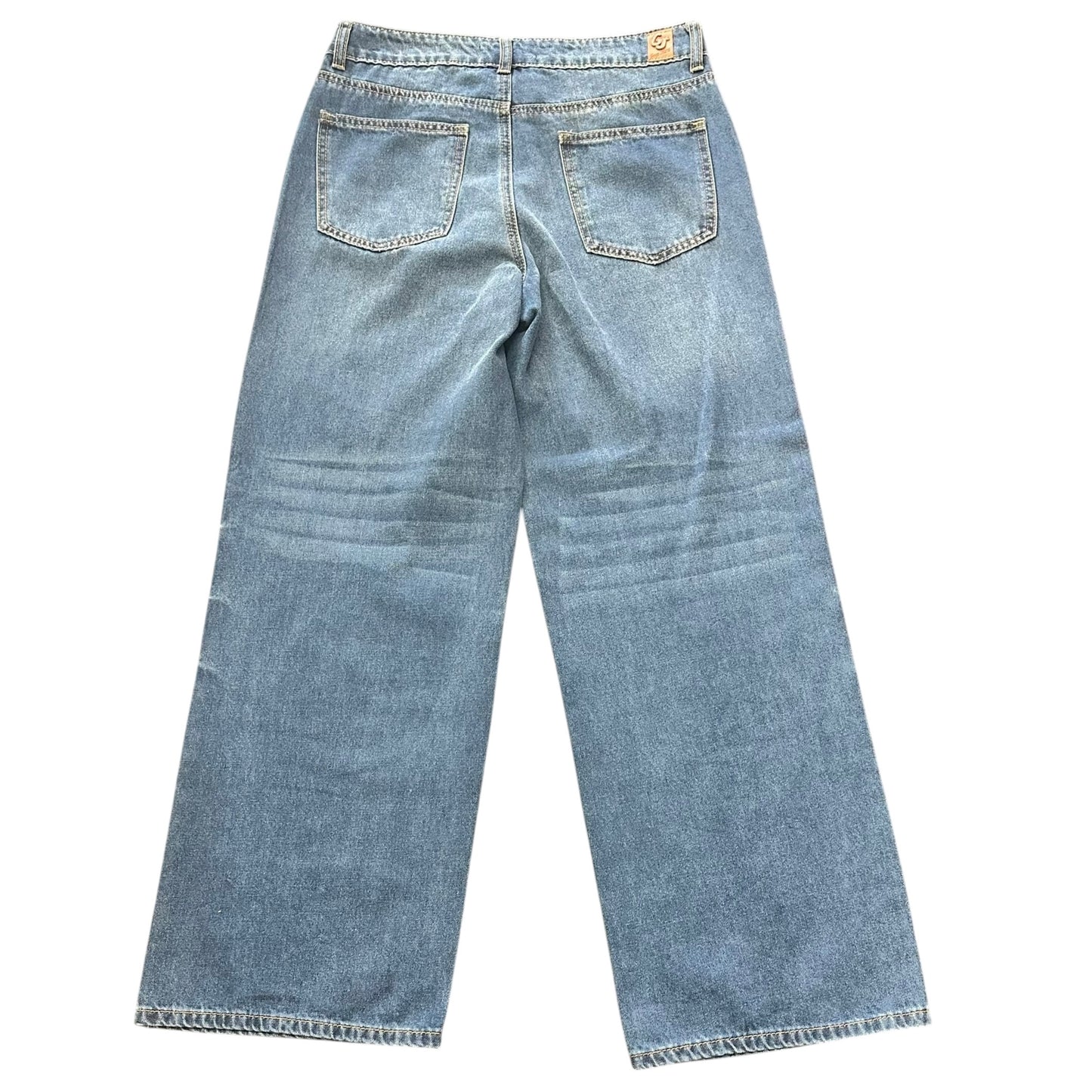 GOGO JEANS BLUE DENIM RHINESTONES 263 SZ 28