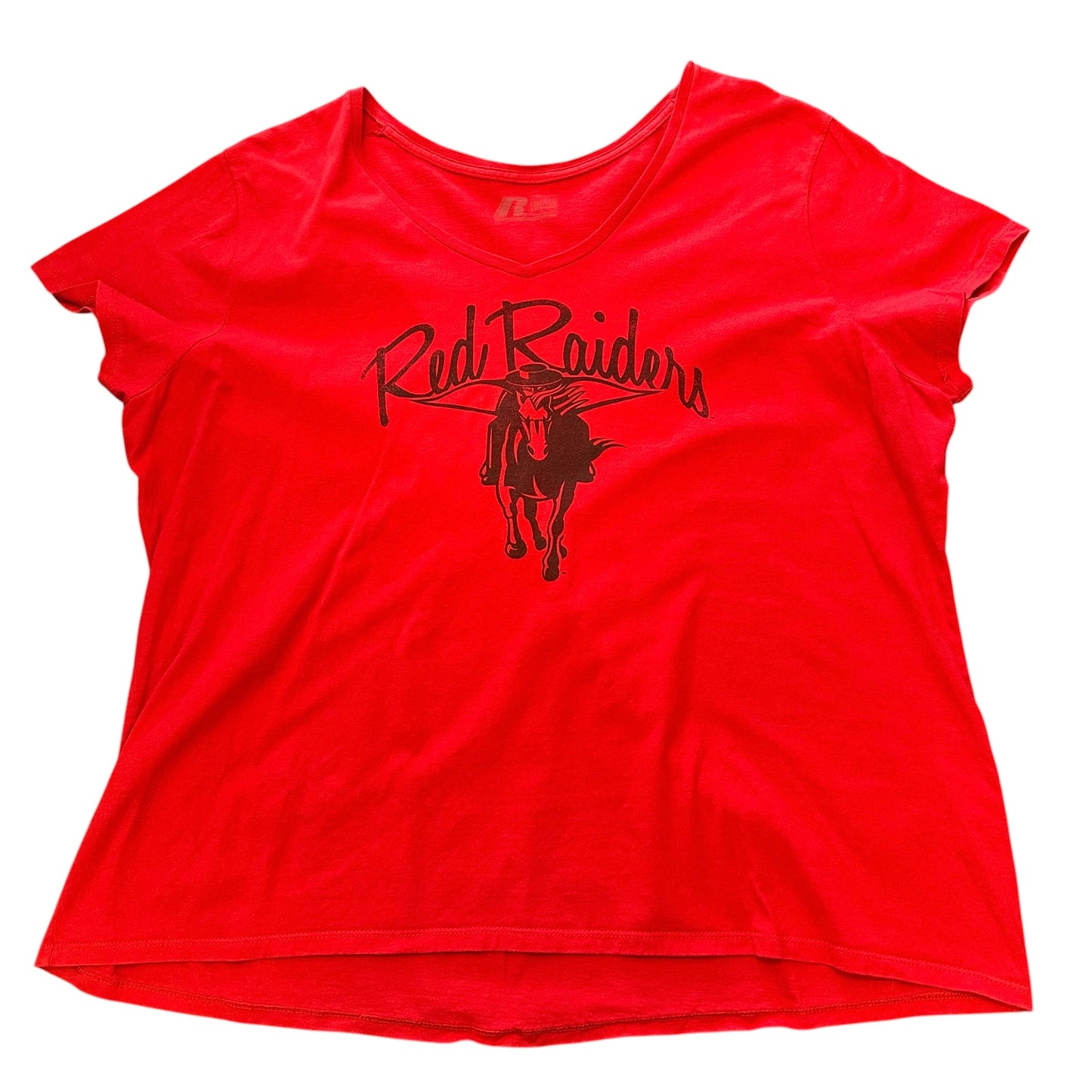 RUSSELL RED RAIDERS V-NECK 84 3XL