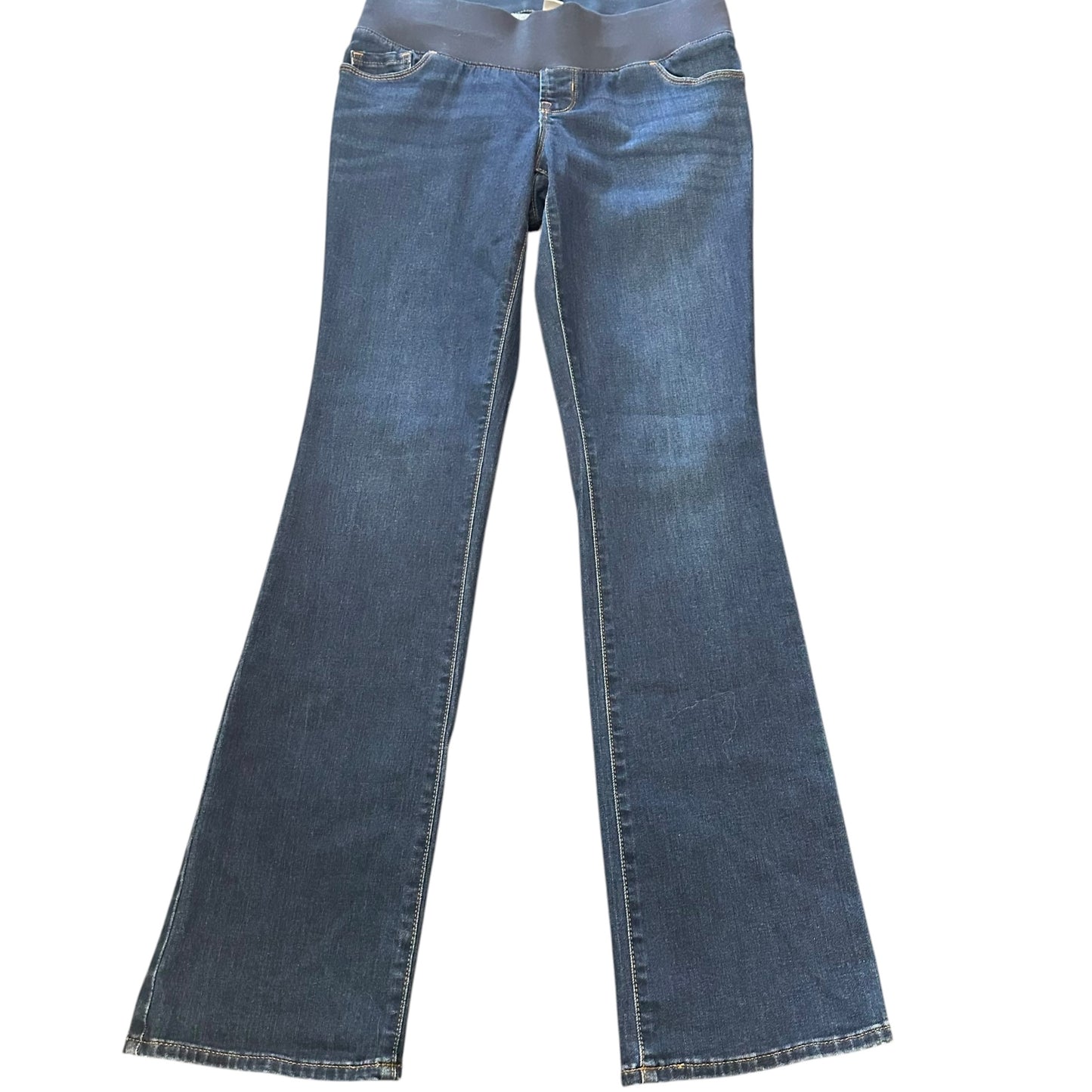INDIGO BLUE MATERNITY STRAIGHT LEG JEANS DENIM 100 XL