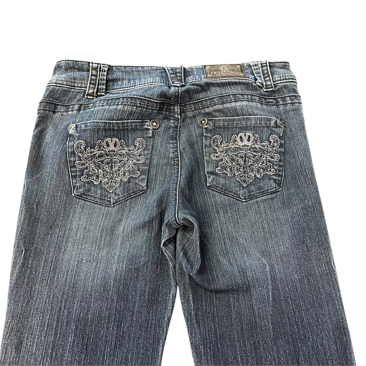 DEMOCRACY DENIM BLUE JEANS 271 SZ 6 *WEAR AT BOTTOM