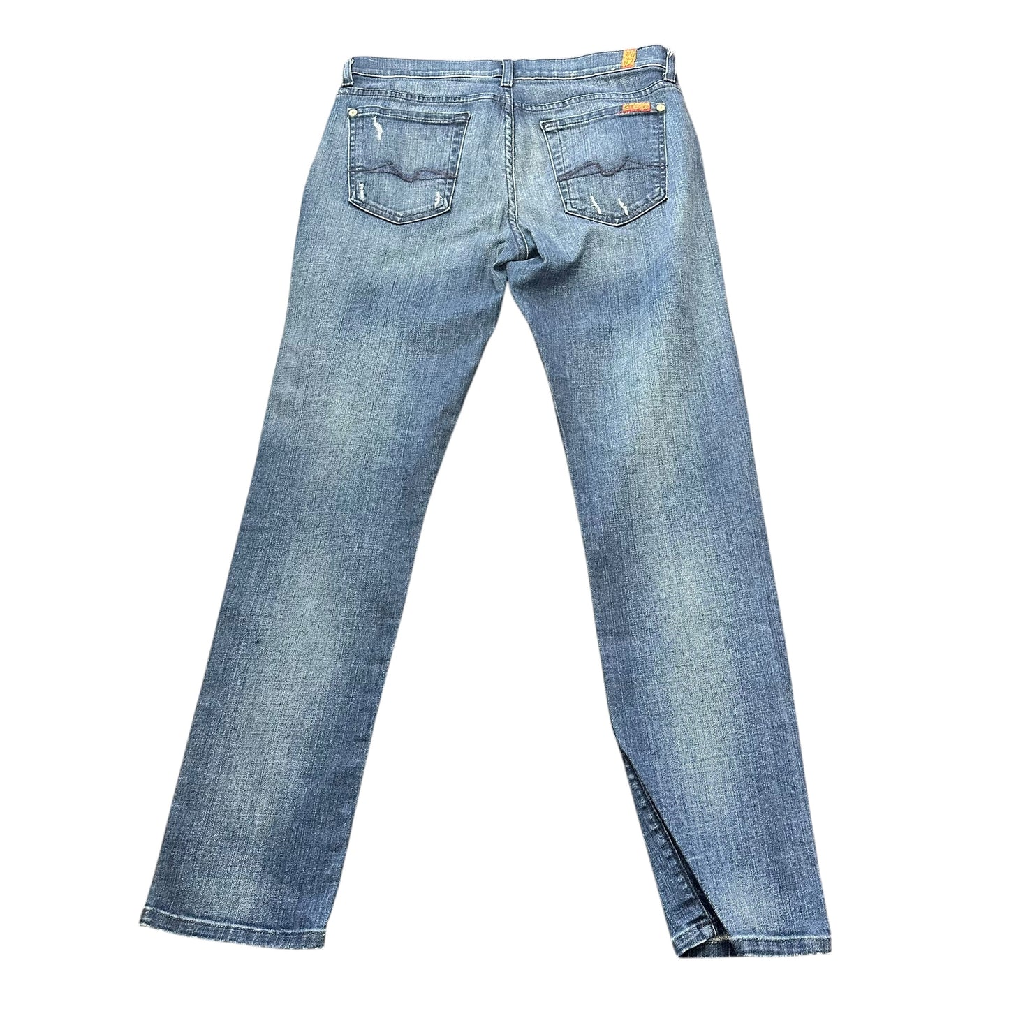 7 FOR ALL MANKIND JOSEFINA SKINNY BOYFRIEND JEANS 249 SZ 28
