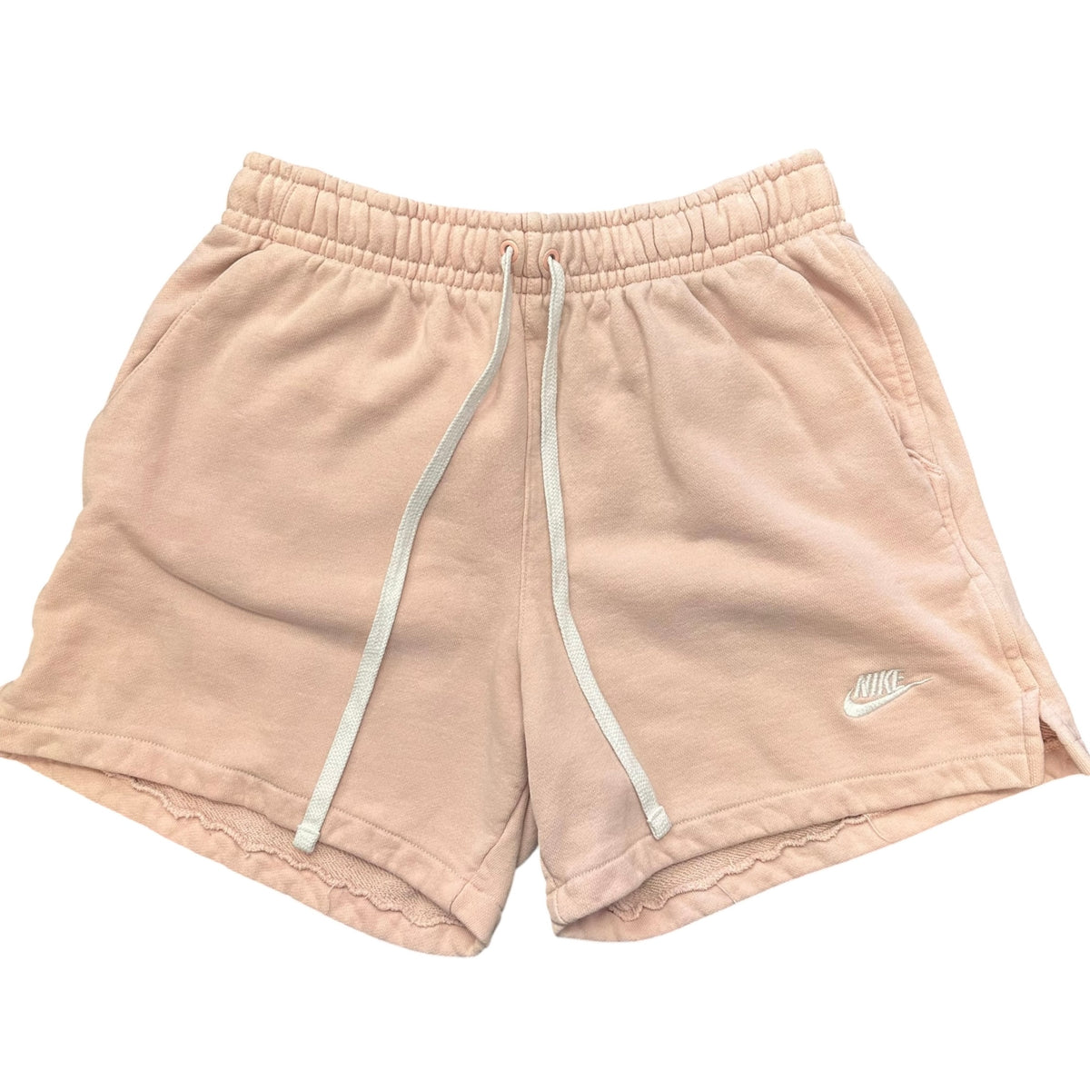 NIKE PINK SWEAT SHORTS 64 MEDIUM