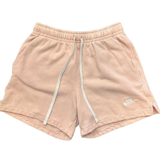 NIKE PINK SWEAT SHORTS 64 MEDIUM