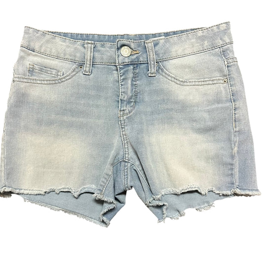 TIME & TRU LIGHT BLUE DENIM CUT OFF SHORTS 64 SZ 4