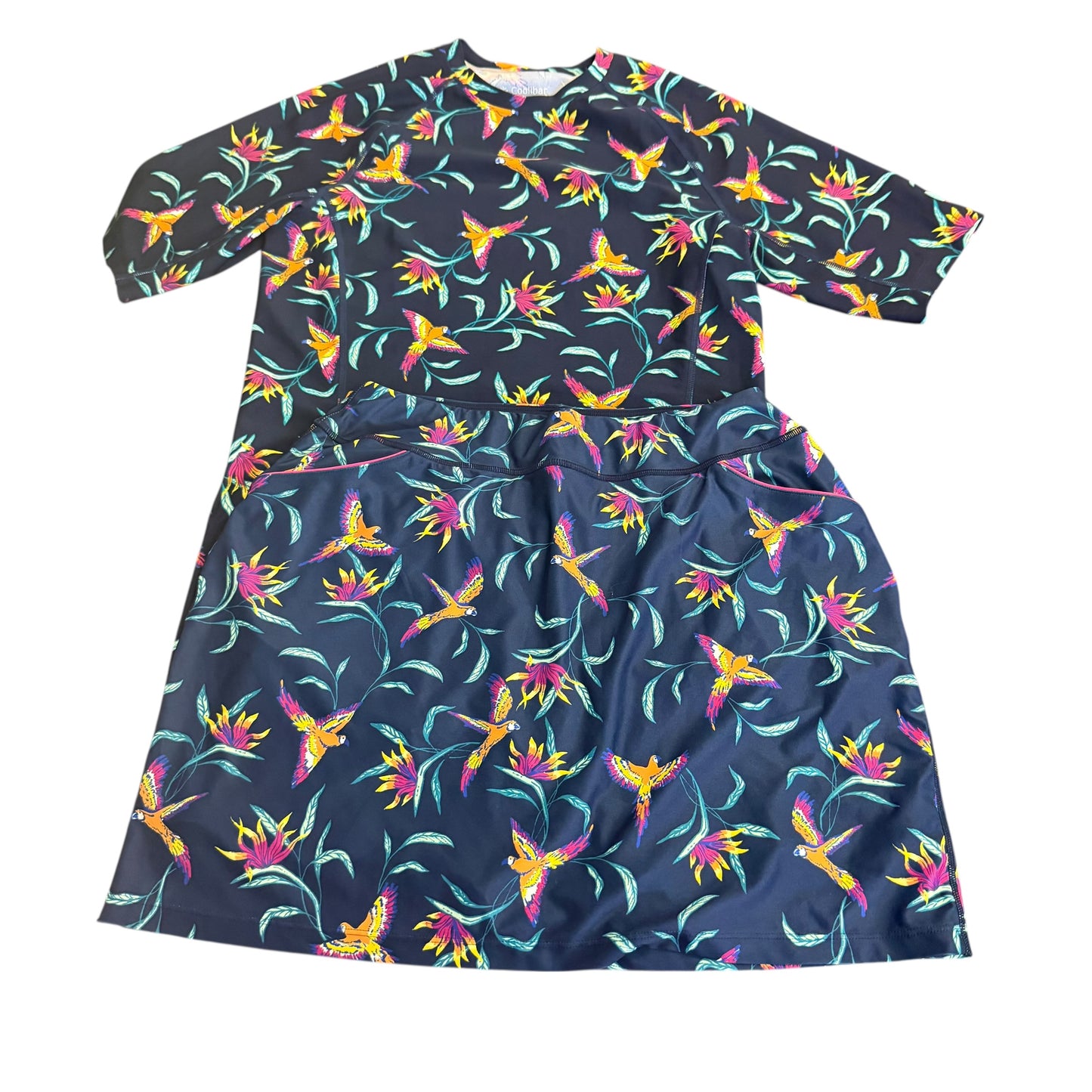 COOLIBEAR NAVY SPF 50 SKORT SET 100 S/M