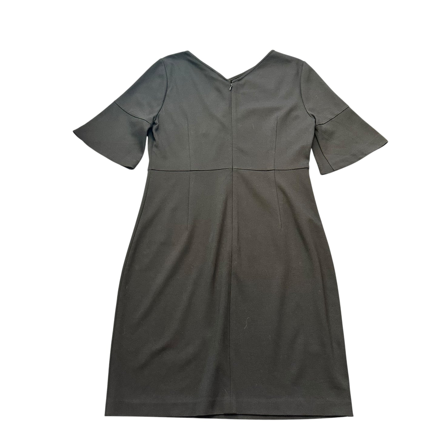 ANN TAYLOR BLACK SHEATH DRESS NWT 100 SZ 10 PETITE