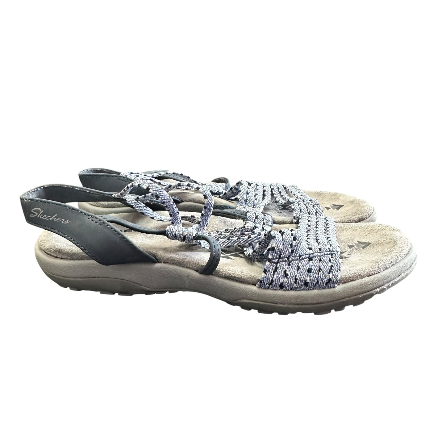 SKETCHERS NAVY COMFORT SANDALS 100 SZ 6